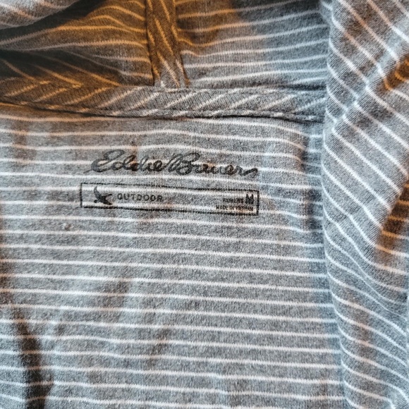 Eddie Bauer outdoor stripped hoodie medium - Picture 2 of 2